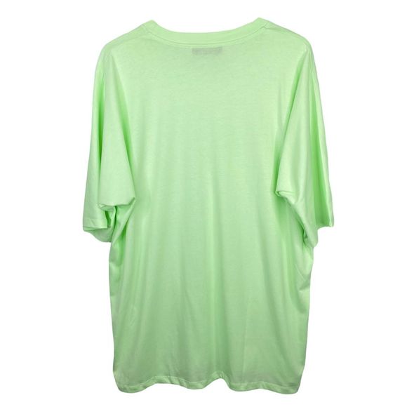 bscly. Organic Cotton Light Neon Green Crewneck Tee - Men’s Size XL - Picture 2 of 4